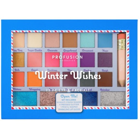 Profusion Cosmetics Winter Wishes 23 Piece Eye and Face Kit - Picture 1 of 2